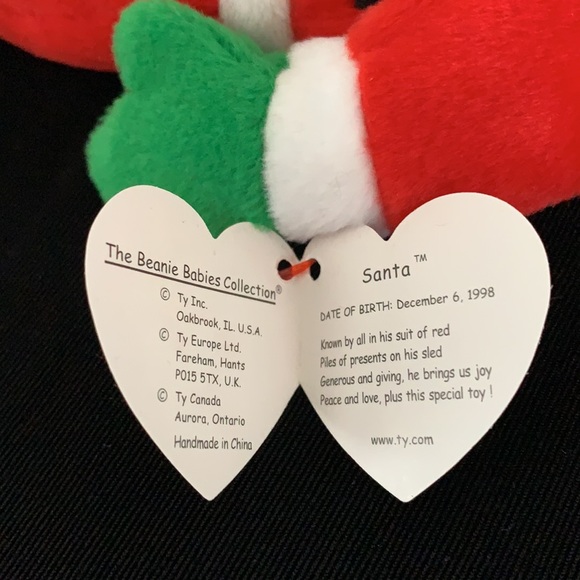 1998 Ty Beanie Babies “Santa”-RETIRED - Picture 12 of 16